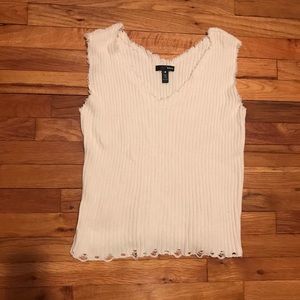 Aqua - Knit Sweater Tank